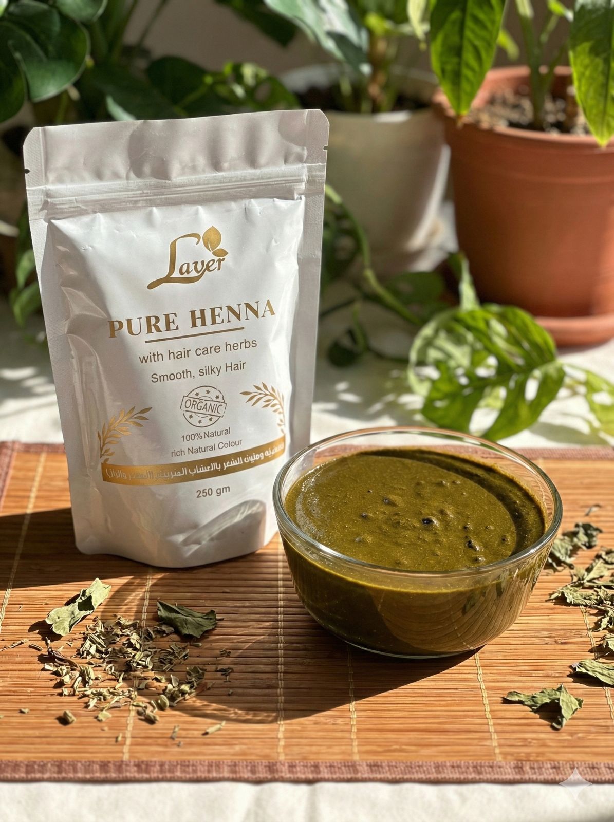 Moroccan Henna with Herbs 🌿  حنة مغربية